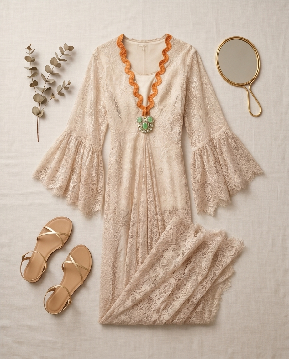 Parchment Structured Cape