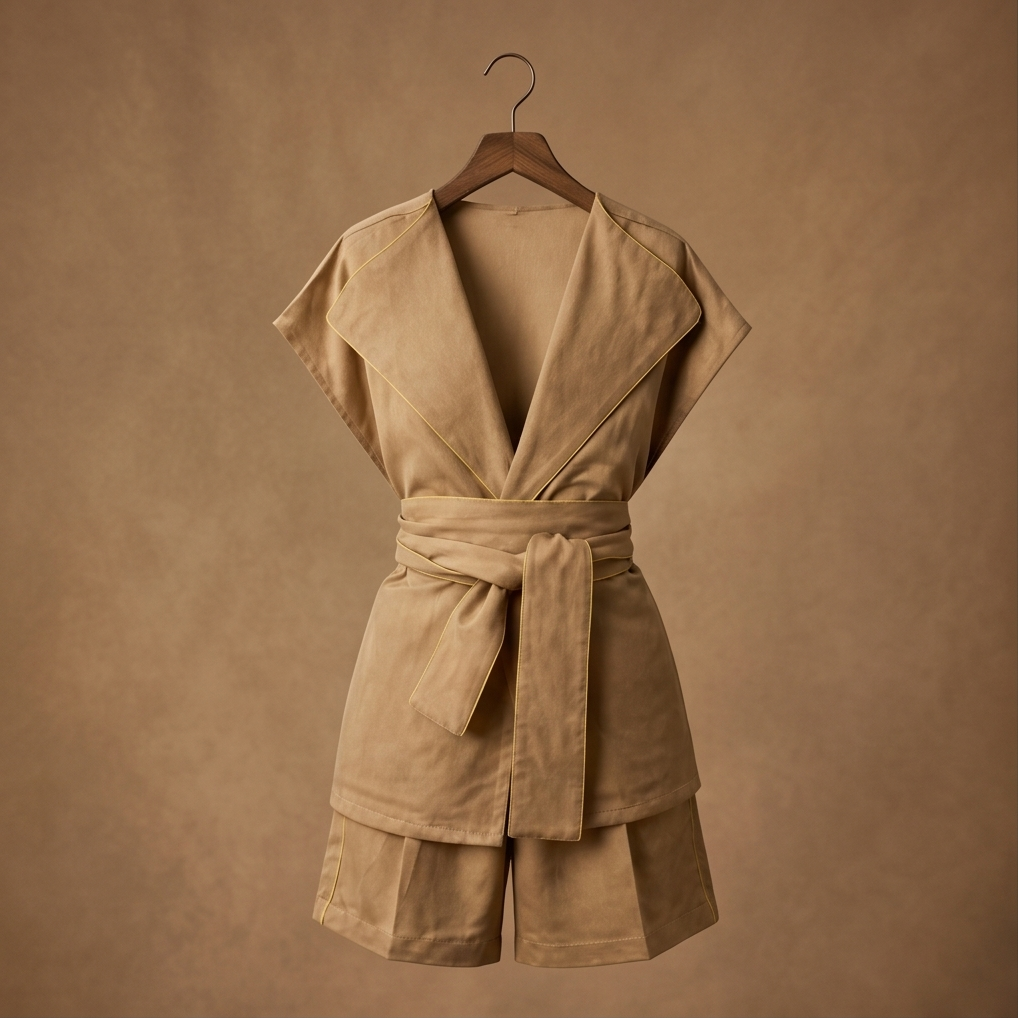 Olive Embroidered Kimono