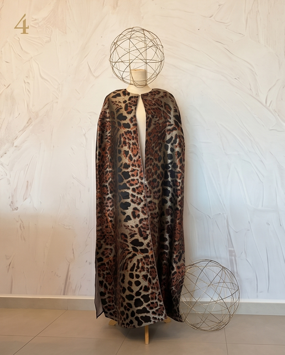 Golden kimono back detail